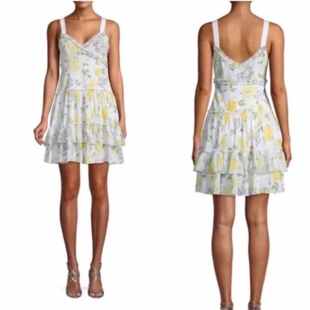 🌼Cinq a Sept Livia Sunglow mini dress. size 8. good condition.